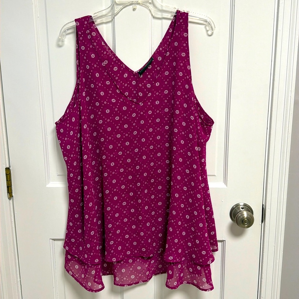 Size 18/20 women’s flowy tank top